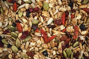 Homemade granola trail mix organic trail mix food