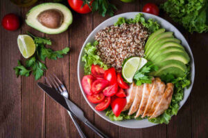 low carb protein bowl